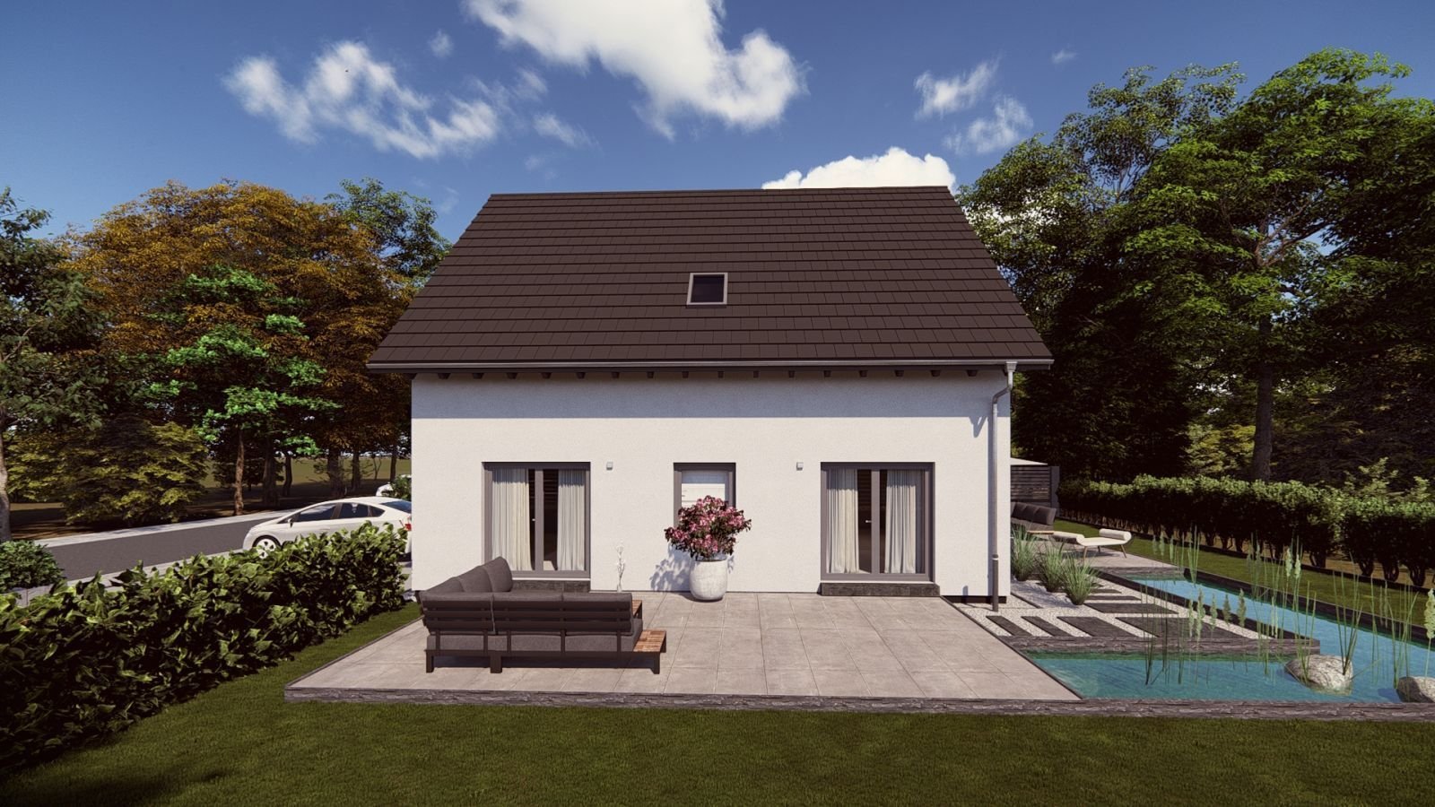Neubau Zweifamilienhaus in Kirchham Bad Füssing