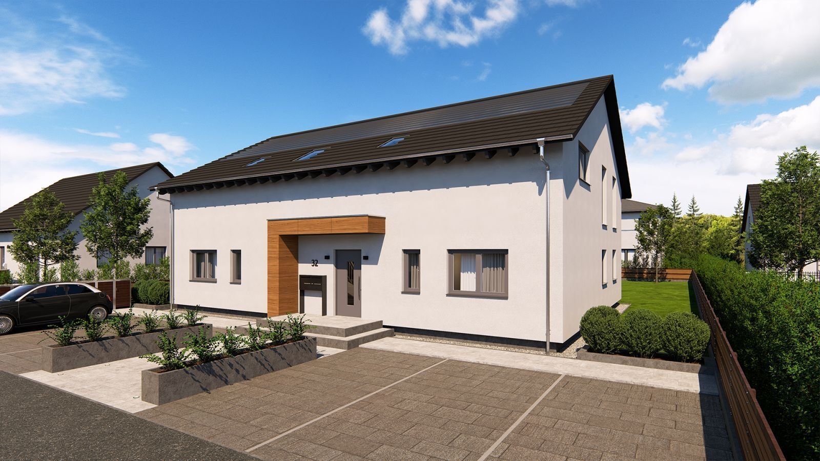 Neubau Vierfamilienhaus in Kirchham Bad Füssing