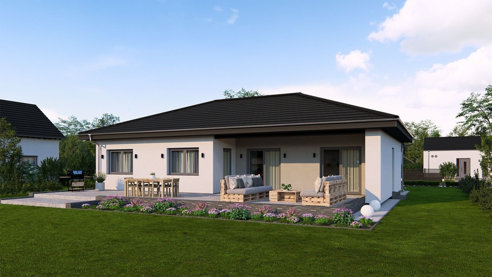 KOMPAKTER BUNGALOW - DURCHDACHT & EINLADEND