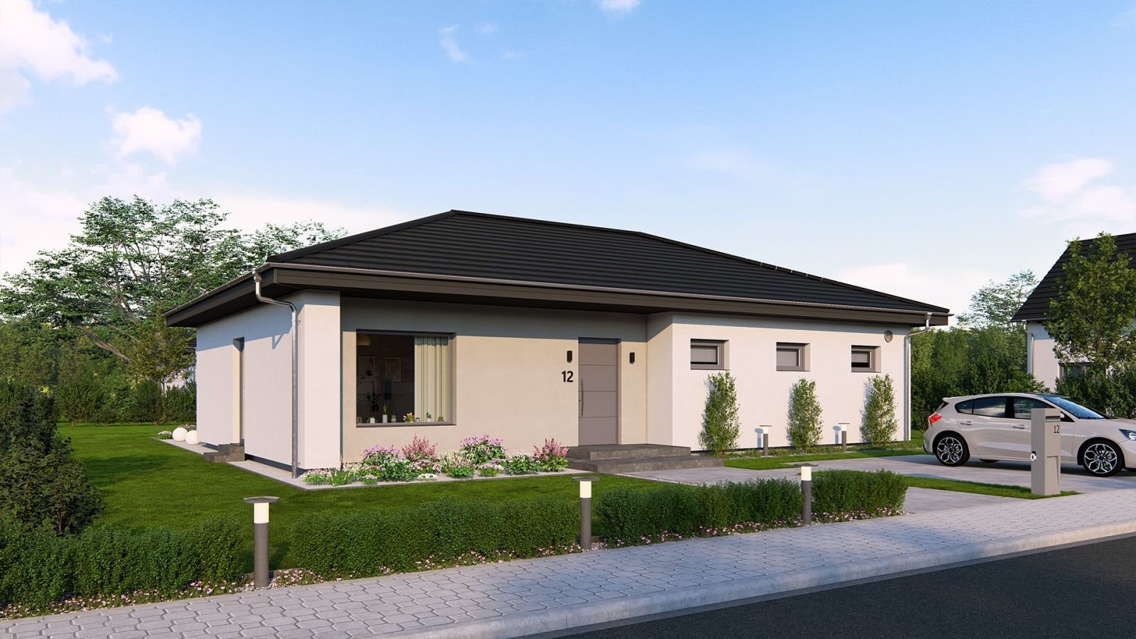 KOMPAKTER BUNGALOW - DURCHDACHT & EINLADEND 