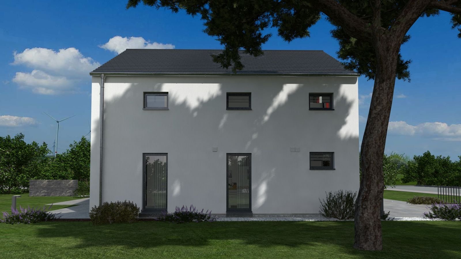 EINFAMILIENHAUS MIT MODERNEM DESIGNANSPRUCH