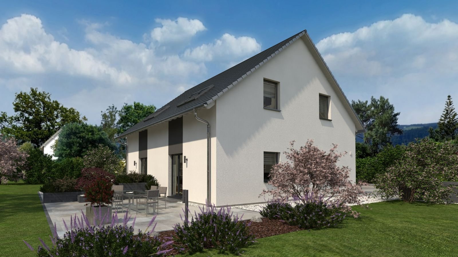 Neubau Doppelhaushälfte in Edenstetten bei Deggendorf EFH KFW