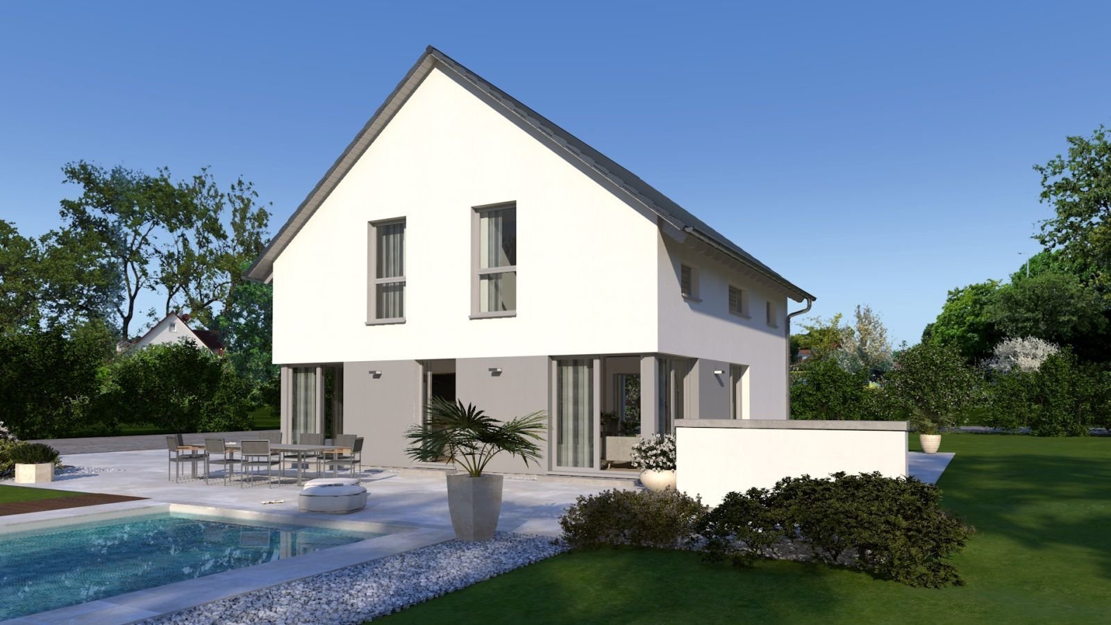 DAS LICHTDURCHFLUTETE KUBUS-HAUS