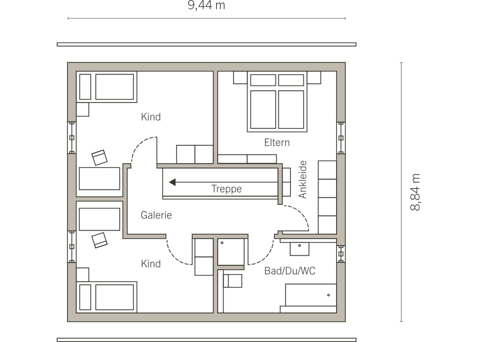 Grundriss Dachgeschoss Grundriss Dachgeschoss