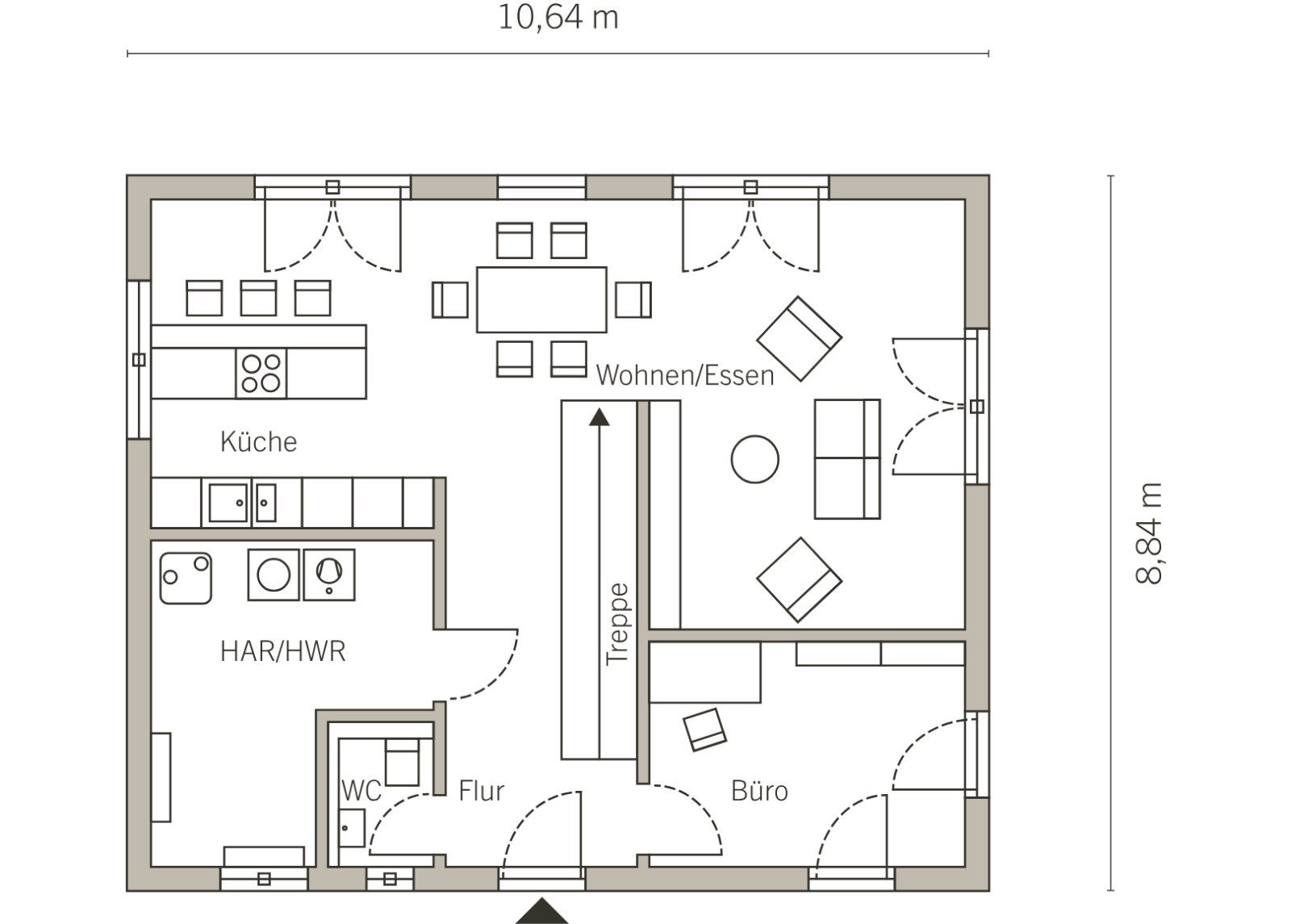 Grundriss Erdgeschoss Grundriss Erdgeschoss