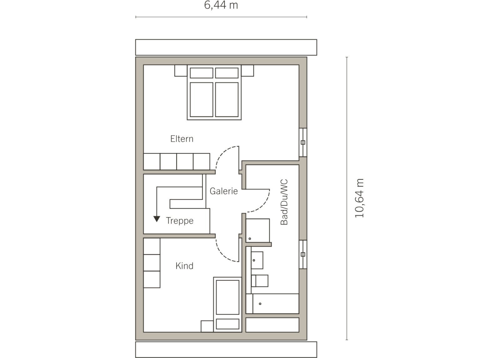 Grundriss Dachgeschoss Grundriss Dachgeschoss